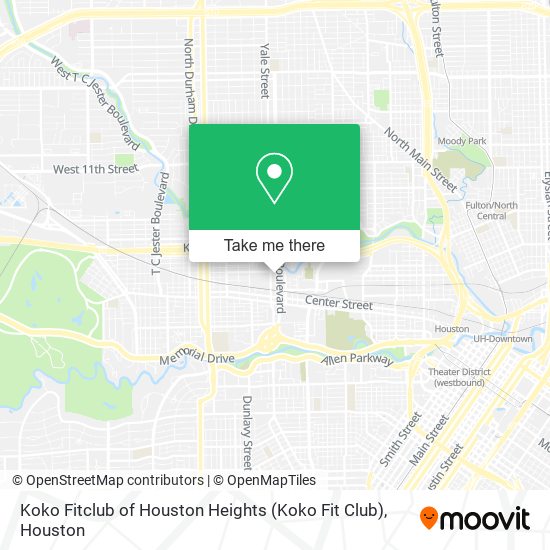 Mapa de Koko Fitclub of Houston Heights (Koko Fit Club)