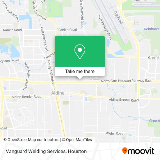 Vanguard Welding Services map