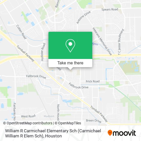 Mapa de William R Carmichael Elementary Sch