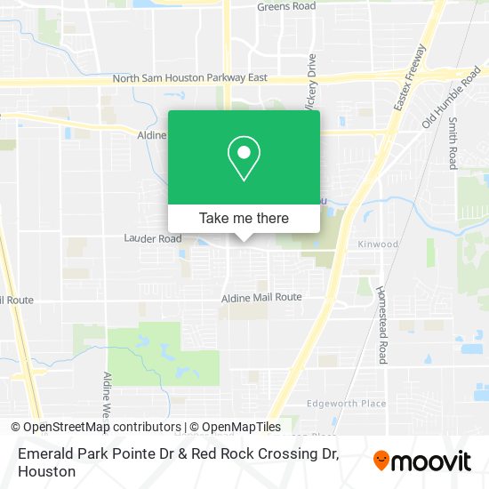 Mapa de Emerald Park Pointe Dr & Red Rock Crossing Dr