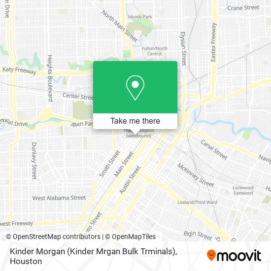 Mapa de Kinder Morgan (Kinder Mrgan Bulk Trminals)