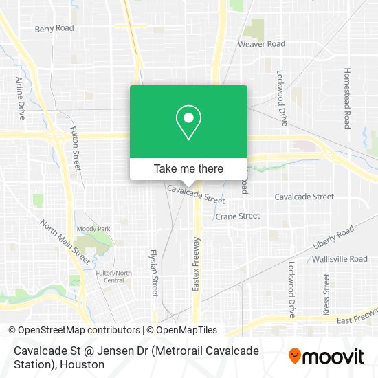 Cavalcade St @ Jensen Dr (Metrorail Cavalcade Station) map