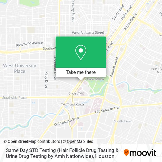 Mapa de Same Day STD Testing (Hair Follicle Drug Testing & Urine Drug Testing by Amh Nationwide)