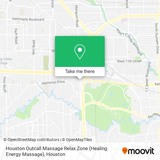 Mapa de Houston Outcall Massage Relax Zone (Healing Energy Massage)
