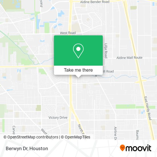 Berwyn Dr map