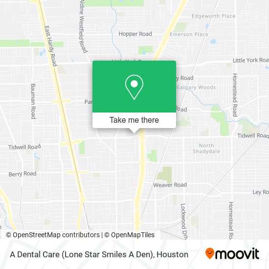 A Dental Care (Lone Star Smiles A Den) map