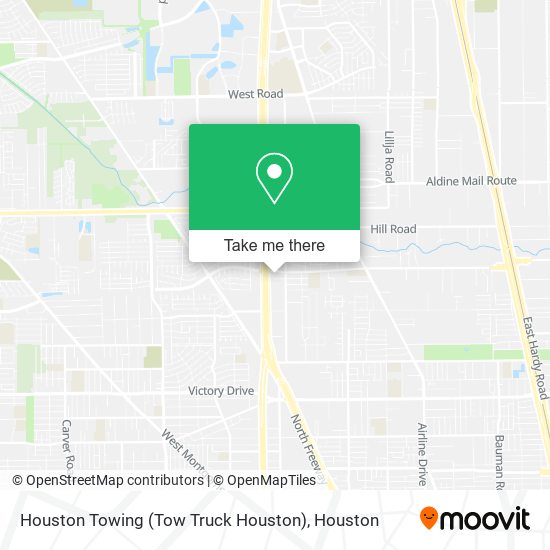 Mapa de Houston Towing (Tow Truck Houston)