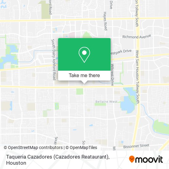 Taqueria Cazadores (Cazadores Reataurant) map