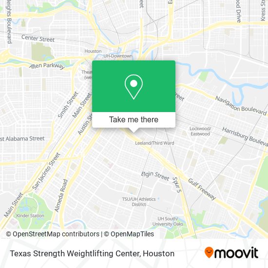 Texas Strength Weightlifting Center map