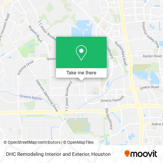 DHC Remodeling Interior and Exterior map