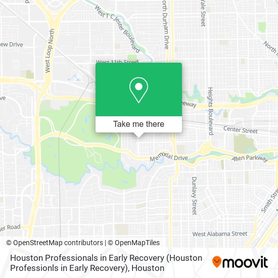 Houston Professionals in Early Recovery map
