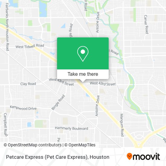 Mapa de Petcare Express (Pet Care Express)