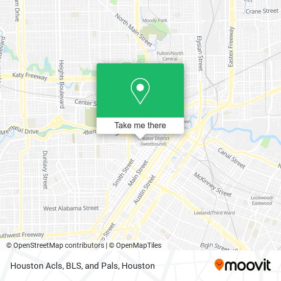 Mapa de Houston Acls, BLS, and Pals