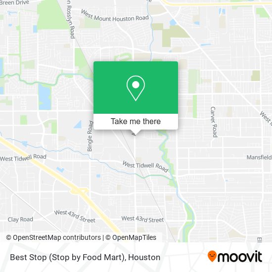 Mapa de Best Stop (Stop by Food Mart)