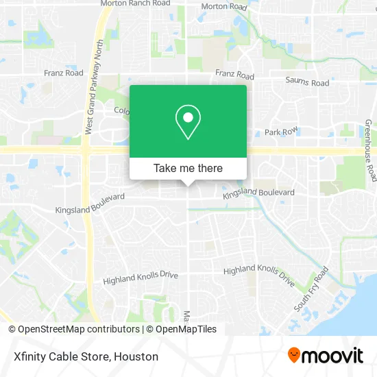 Xfinity Cable Store map