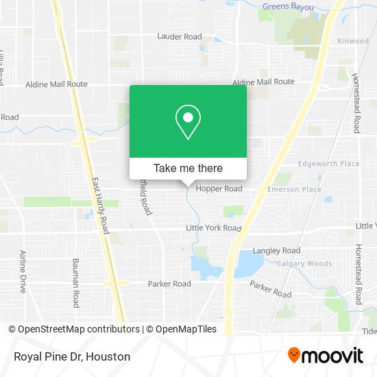 Royal Pine Dr map