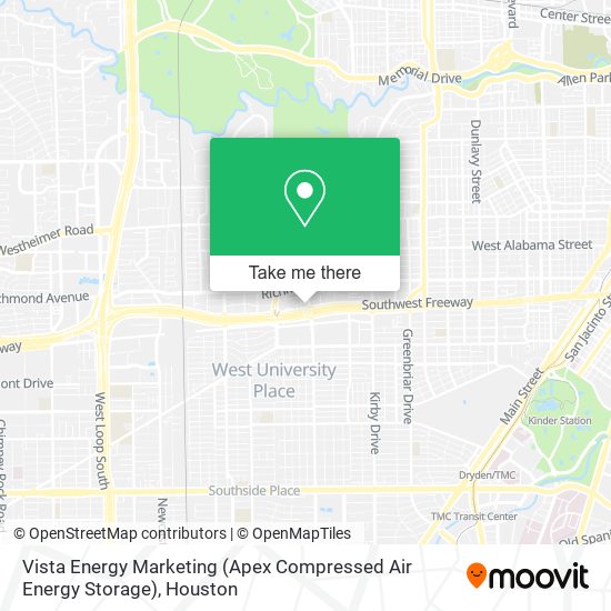 Mapa de Vista Energy Marketing (Apex Compressed Air Energy Storage)