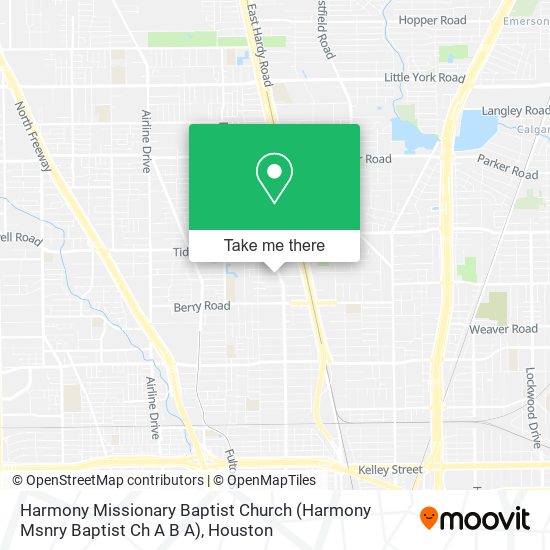 Harmony Missionary Baptist Church (Harmony Msnry Baptist Ch A B A) map