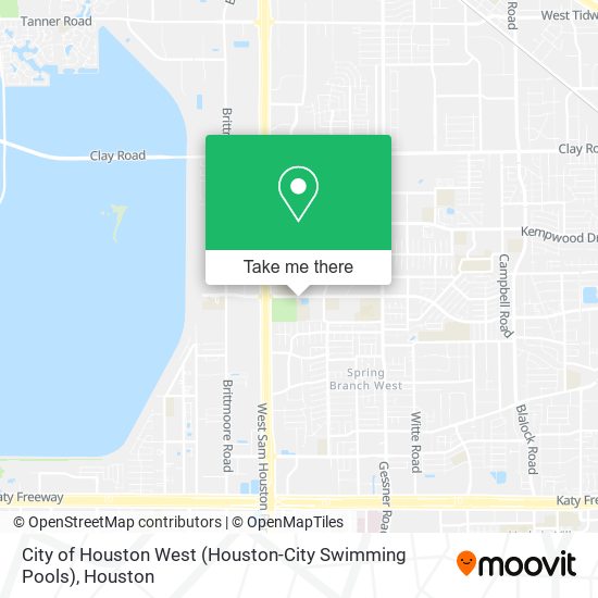 City of Houston West (Houston-City Swimming Pools) map