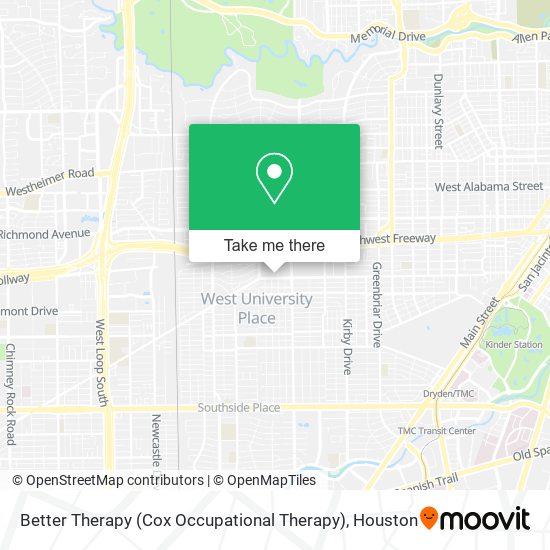 Mapa de Better Therapy (Cox Occupational Therapy)