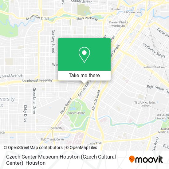 Czech Center Museum Houston (Czech Cultural Center) map