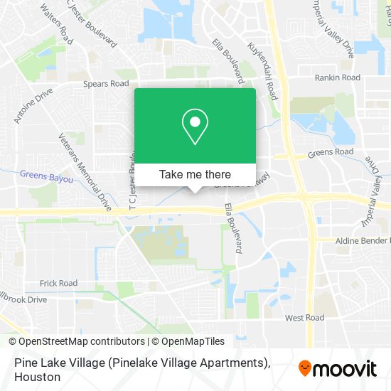 Mapa de Pine Lake Village (Pinelake Village Apartments)