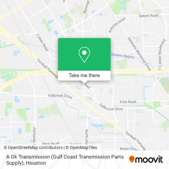 Mapa de A Ok Transmission (Gulf Coast Transmission Parts Supply)