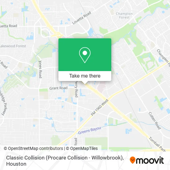 Classic Collision (Procare Collision - Willowbrook) map