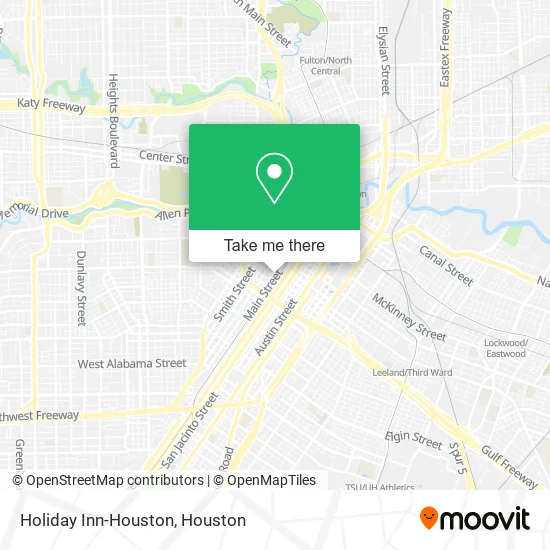 Holiday Inn-Houston map