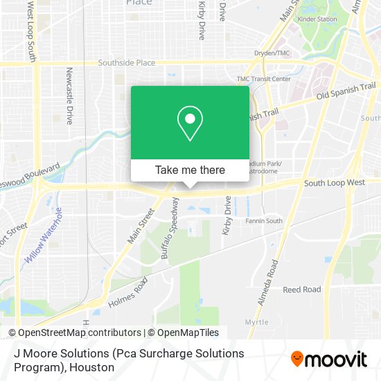 Mapa de J Moore Solutions (Pca Surcharge Solutions Program)