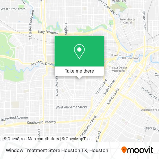 Mapa de Window Treatment Store Houston TX