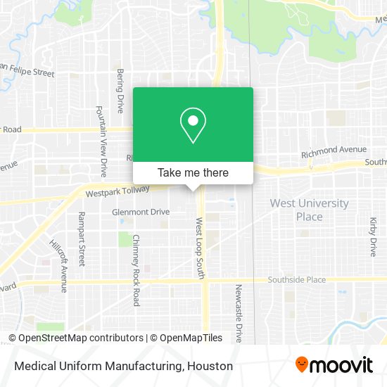 Mapa de Medical Uniform Manufacturing