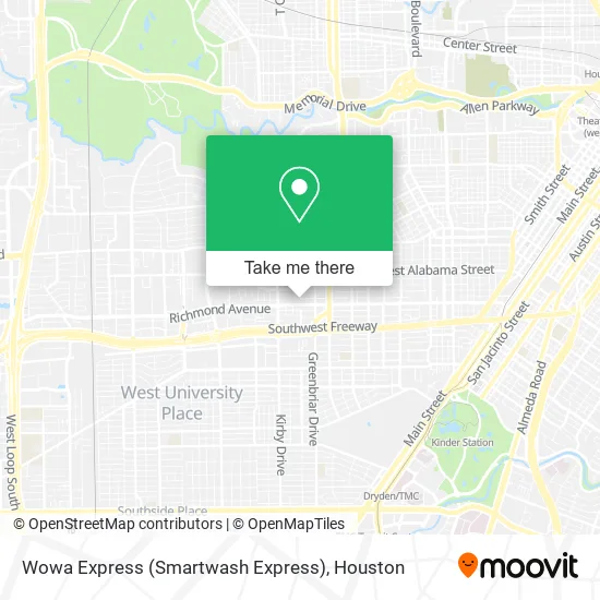Wowa Express (Smartwash Express) map