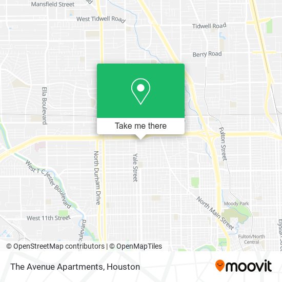 Mapa de The Avenue Apartments