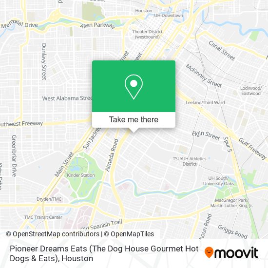 Pioneer Dreams Eats (The Dog House Gourmet Hot Dogs & Eats) map