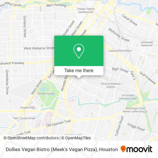 Mapa de Dollies Vegan Bistro (Meek's Vegan Pizza)