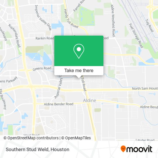 Mapa de Southern Stud Weld