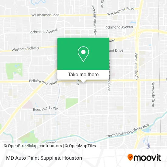 MD Auto Paint Supplies map