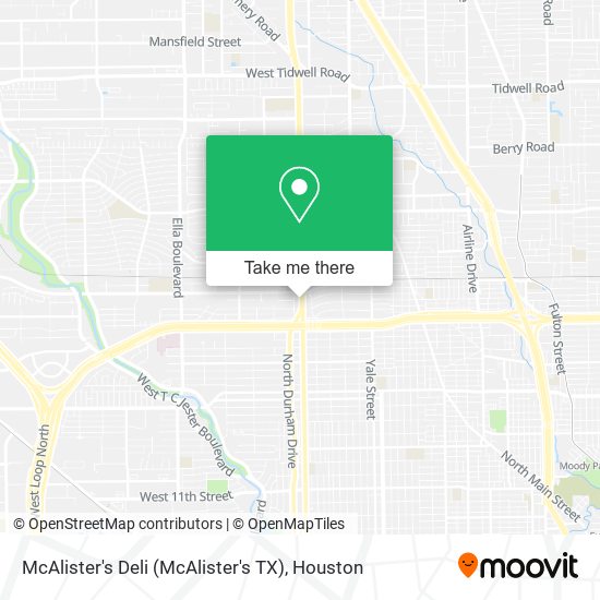 McAlister's Deli (McAlister's TX) map