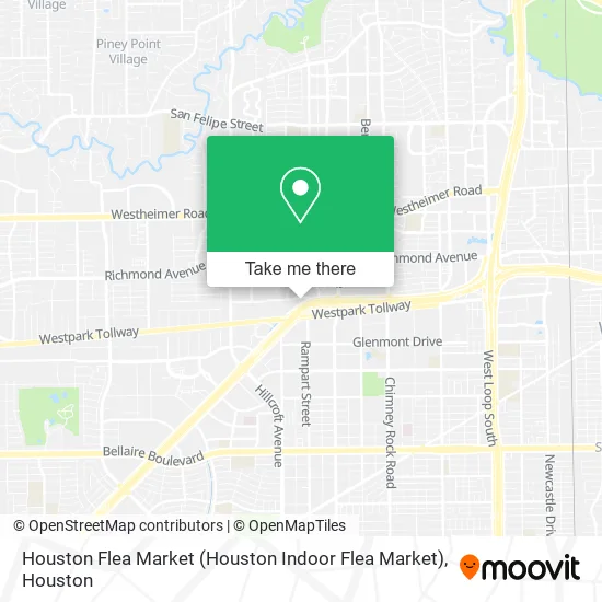 Houston Flea Market map