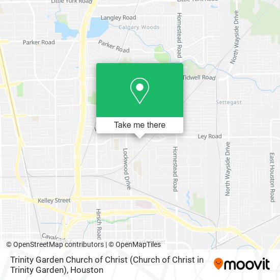 Mapa de Trinity Garden Church of Christ