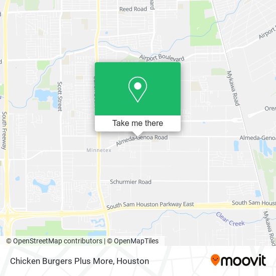 Chicken Burgers Plus More map