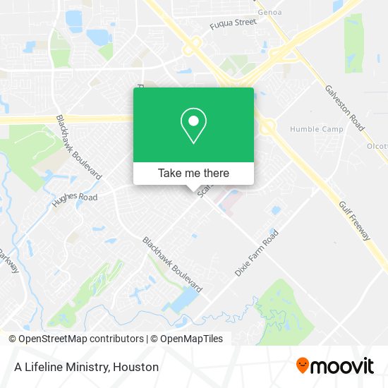 A Lifeline Ministry map