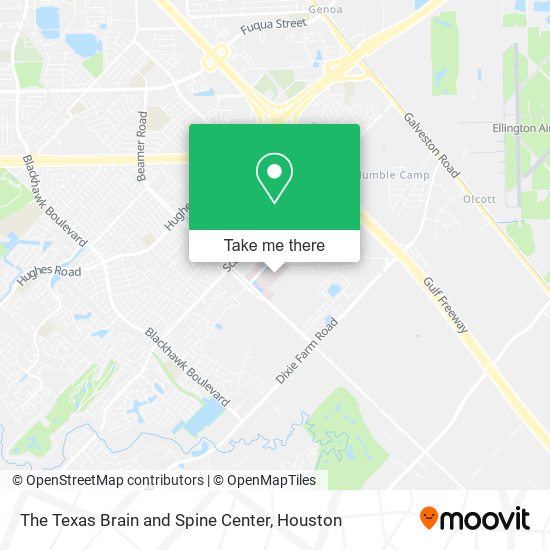 The Texas Brain and Spine Center map
