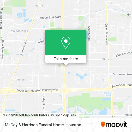 McCoy & Harrison Funeral Home map