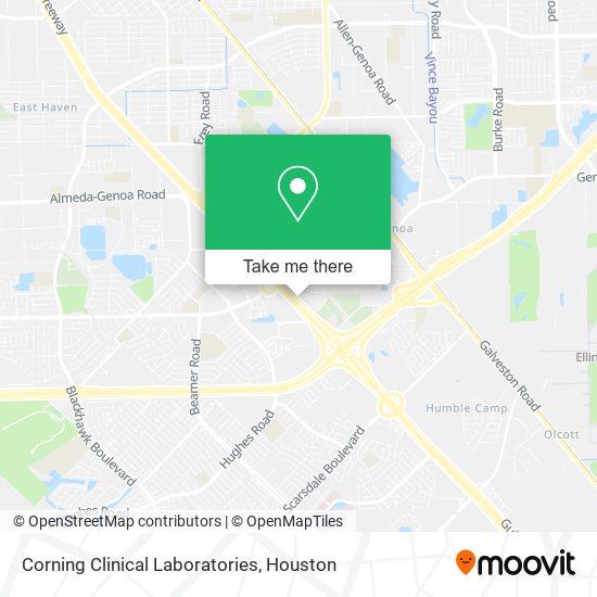 Mapa de Corning Clinical Laboratories