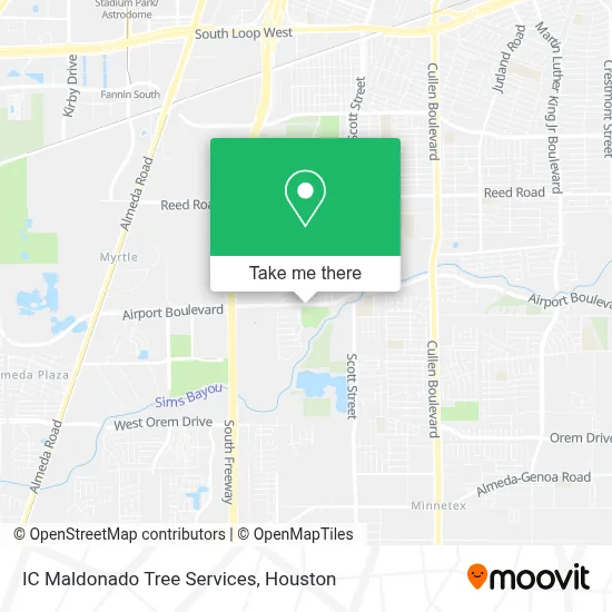 IC Maldonado Tree Services map