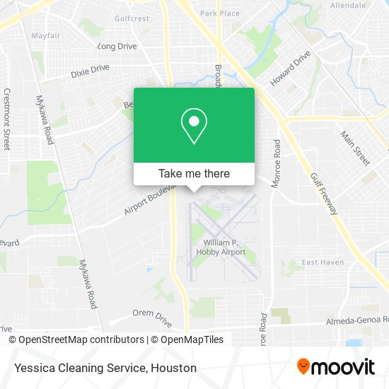 Yessica Cleaning Service map