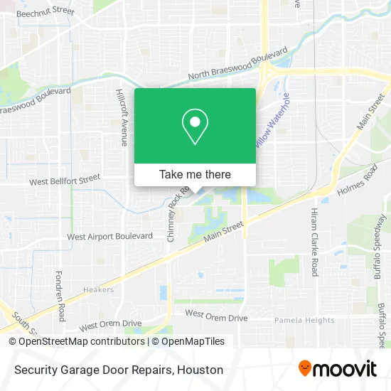 Security Garage Door Repairs map