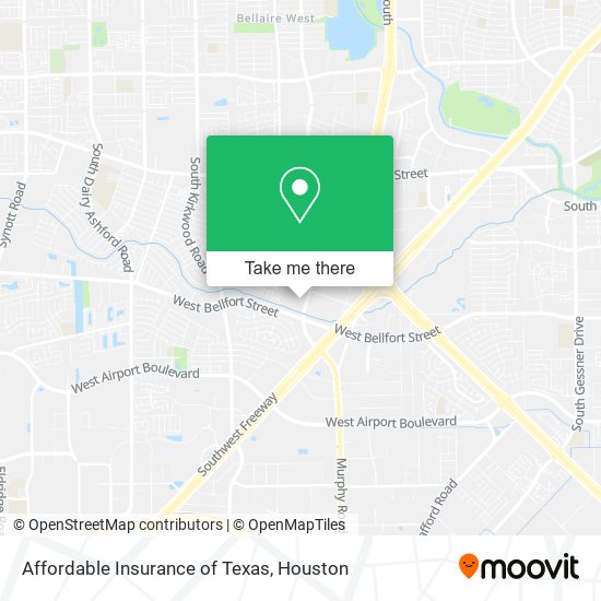 Affordable Insurance of Texas map